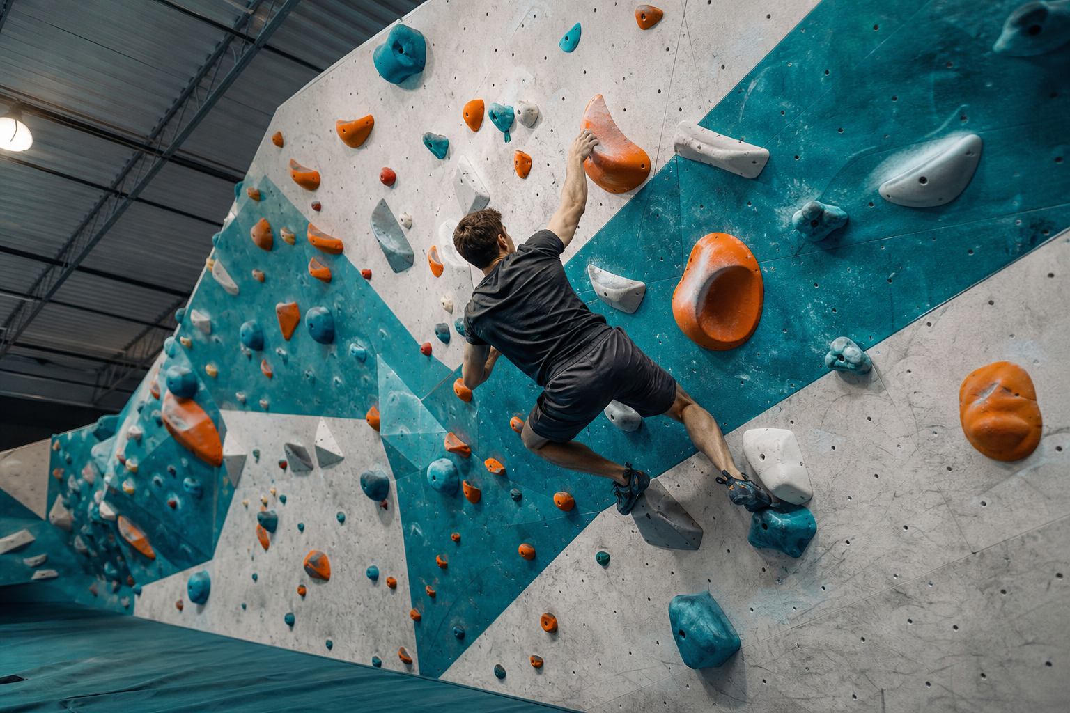 Indoor climbing wall